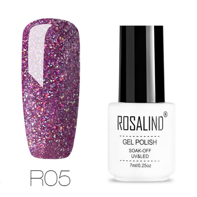 Uñas de Terapia Lumínica Arcoíris con Diseño de Estrellas - 29 Colores - Image 41
