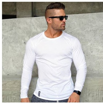 Playera Deportiva de Manga Larga para Hombre - Ajuste Elástico y Transpirable - Image 4