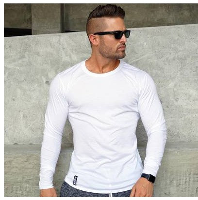 Playera Deportiva de Manga Larga para Hombre - Ajuste Elástico y Transpirable - Image 4