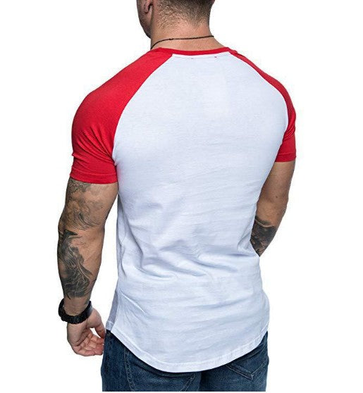Camiseta Raglan Hombre Cuello Redondo con Bolsillo - Image 5