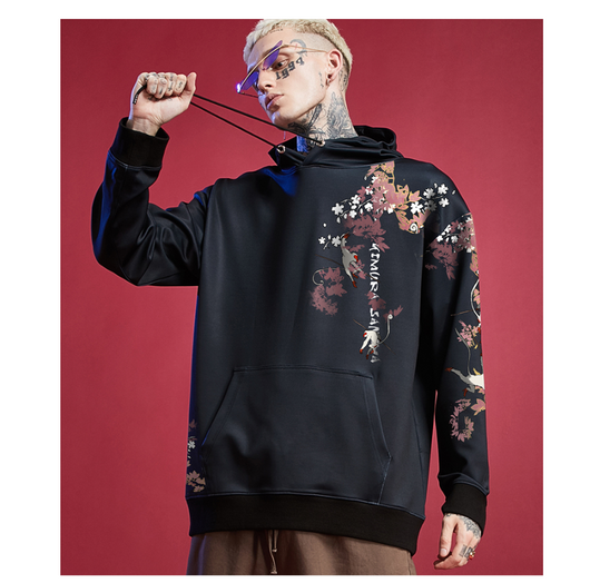 Sudadera con Capucha Estampada