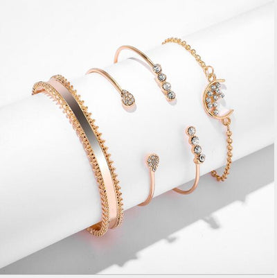 Set de 4 Pulseras Brazalete Luna - Image 3