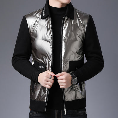 Chaqueta de Plumón Invernal para Hombre de Mediana Edad - Image 10