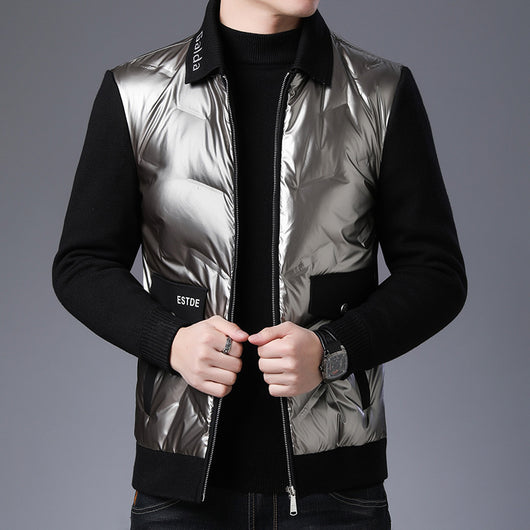 Chaqueta de Plumón Invernal para Hombre de Mediana Edad - Image 10