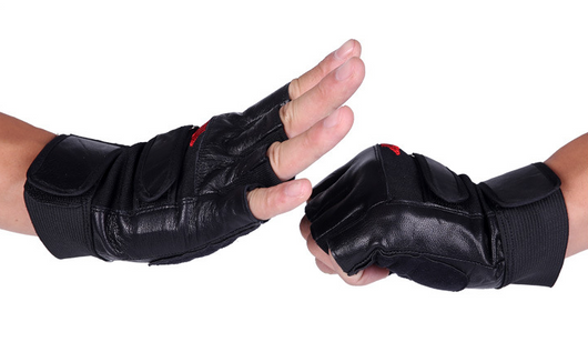 Guantes de Cuero Tácticos de Medio Dedo para Actividades Outdoor - Image 3