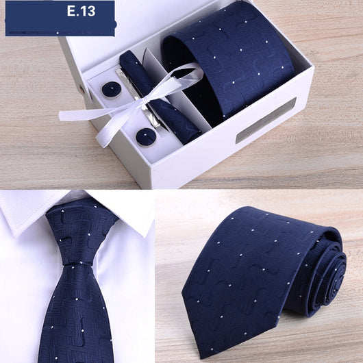 Corbata Rayada 8cm en Caja de Regalo Premium - Image 31