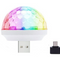 Proyector Disco Ball LED USB 5V - Iluminación DJ para Fiestas y Navidad