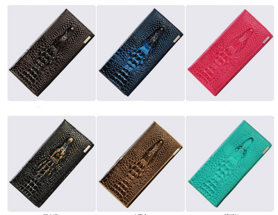 Billetera Larga para Mujer con Patrón Estampado y Cierre de Cremallera - Image 4
