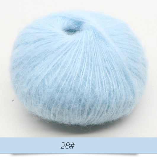 Suéter y chal de mohair para bebé con detalle de tejido - Image 83