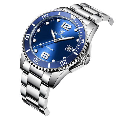 Reloj Mecánico Automático para Hombre con Correa de Acero Inoxidable - Image 12