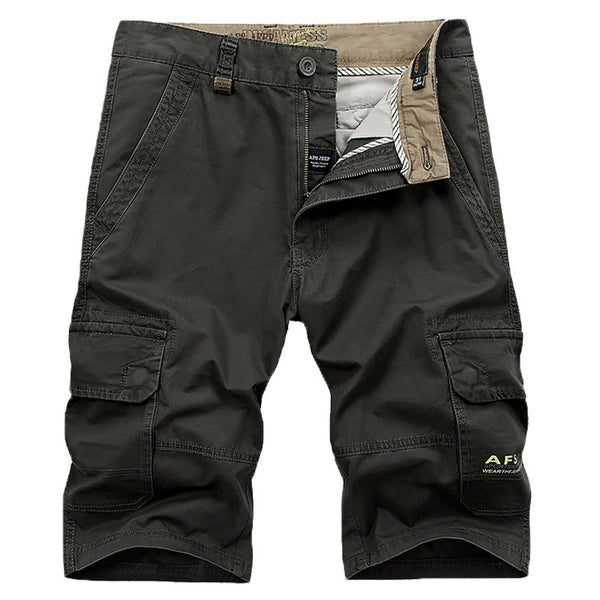 Pantalones cortos holgados tipo overol para hombre - Image 11