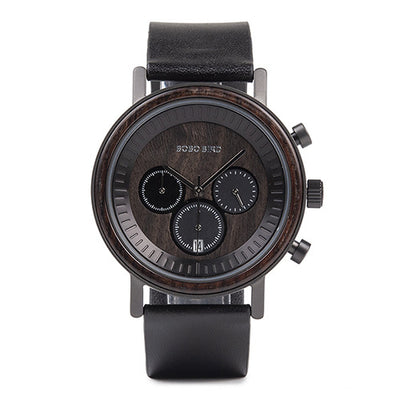 Reloj de Cuarzo con Caja de Madera Natural - Image 11
