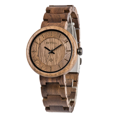Reloj de Bambú para Mujer con Movimiento Cuarzo - Image 9