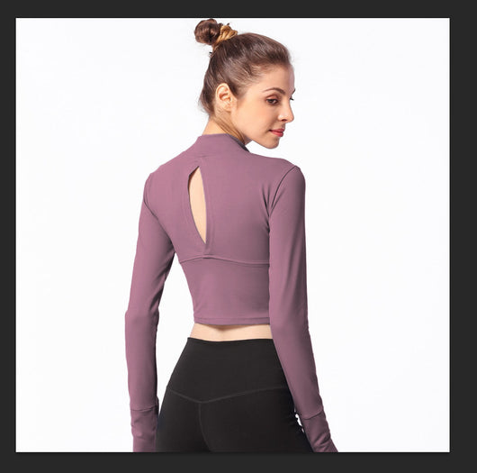Camiseta Ajustada de Manga Larga para Yoga - Image 6