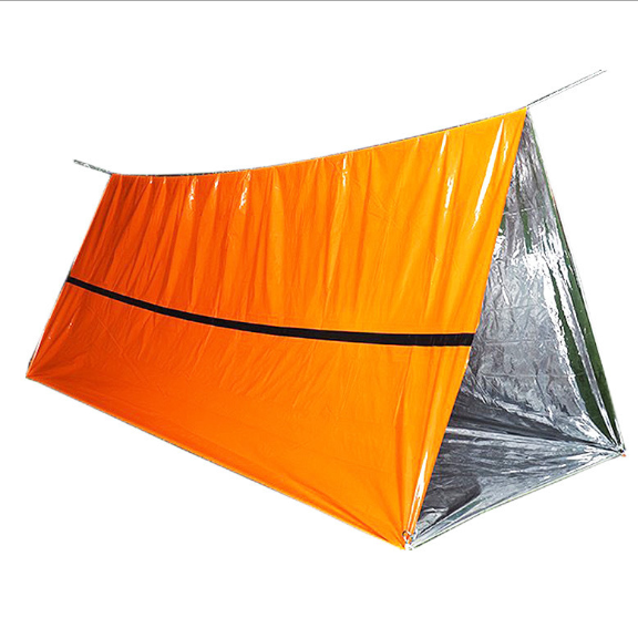 Bolsa de Emergencia Térmica Aislante de Aluminio PE - Resistente al Frío y Viento