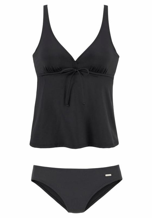 Traje de Baño Mujer con Abertura Lateral y Estampado de Lunares - Image 2