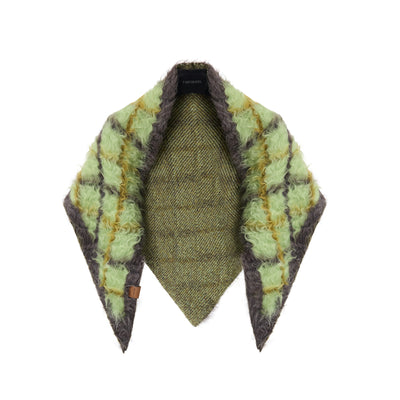 Rebozo de Algodón a Cuadros - Chal Cálido para Mujer - Image 7