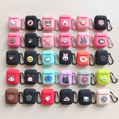 Funda Protectora para AirPods con Diseño Kawaii - Carcasa Silicona Antigoipes Estilo Coreano Japonés - Image 3