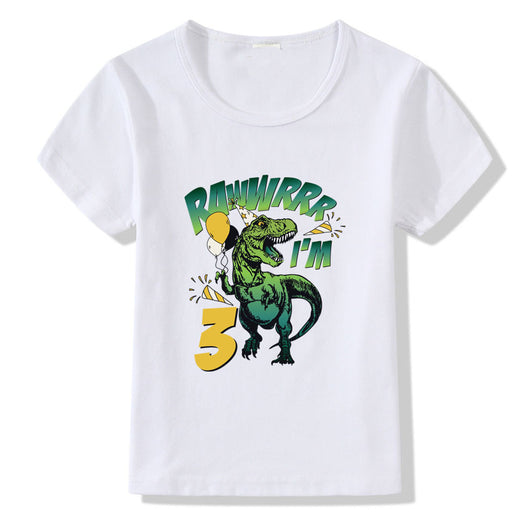 Playera de Cumpleaños Números 1-9 para Niños - Image 3