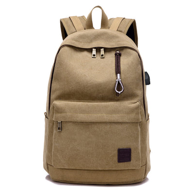 Mochila de Lona con Carga USB - Resistente y Funcional - Image 9