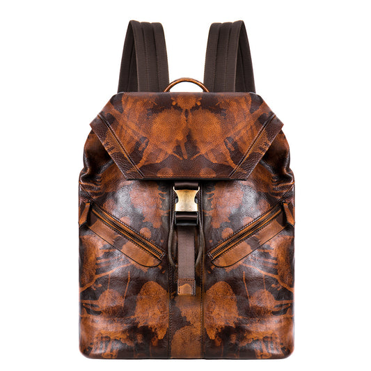 Mochila de Viaje en Cuero Genuino Premium