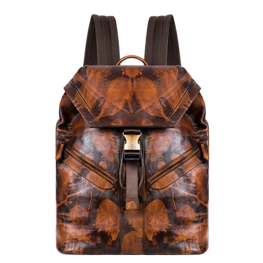 Mochila de Viaje en Cuero Genuino Premium