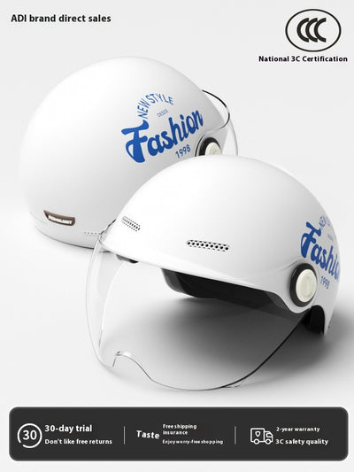 Casco Moto Semintergral Batería Universal Cuatro Estaciones - Image 23