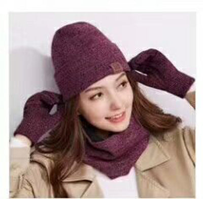 Gorro Tres Piezas con Forro de Terciopelo Cálido - Image 9
