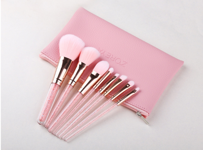 Brocha de Maquillaje Efecto Arenas Movedizas Rosa - Image 11