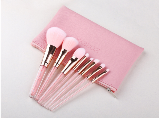 Brocha de Maquillaje Efecto Arenas Movedizas Rosa - Image 11