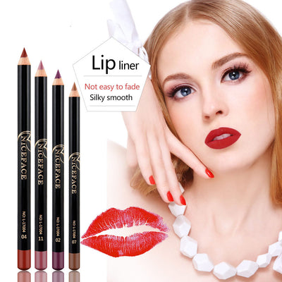 Lápiz Labial Mate Nude NICEFACE - Precisión y Larga Duración