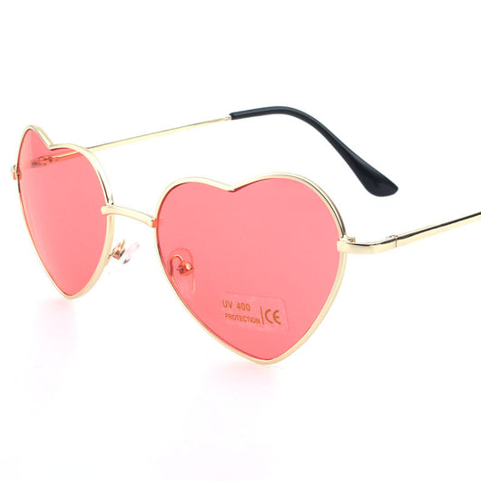 Gafas de Sol Corazón Durazno - Estilo Retro Dulce - Image 4