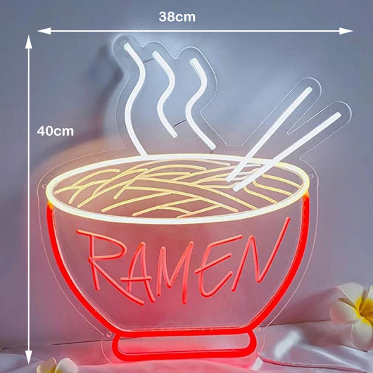 Luz LED de Pared con Diseño de Formas Creativas y Fideos - Image 8
