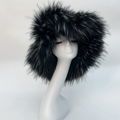 Gorro de Piel de Mapache Versátil y Elegante - Image 17