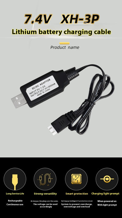Cargador de Batería Litio 800mA con Protección Contra Sobrecarga e Indicador LED - Image 8