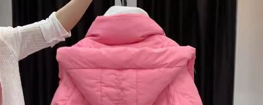 Chaqueta Acolchada con Capucha para Mujer - Abrigo Térmico Grueso - Image 22