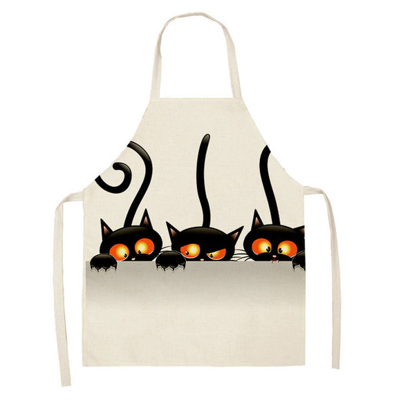 Gato Adorable con Delantal - Decoración Encantadora