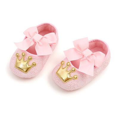 Zapatos Suave para Bebé Princesa con Corona - Suela Flexible - Image 8