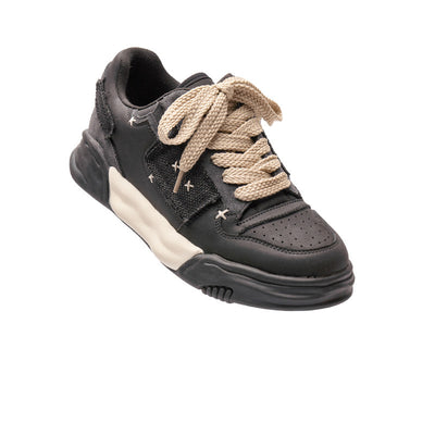 Zapatos Casuales de Cuero Vintage con Detalles de Parche para Hombre - Image 15