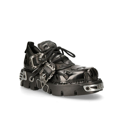 Zapatos Punk de Cuero con Suela Gruesa y Detalles Metálicos - Image 10