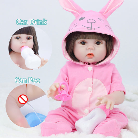 Muñeca Vinilo Realista 53 cm - Juguete para Casa de Muñecas
