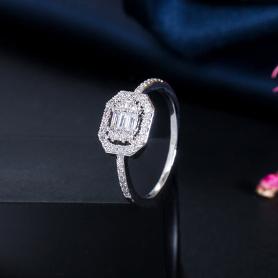 Conjunto de Pulsera y Anillo para Mujer con Circonita Brillante y Baño de Oro Real - Image 20
