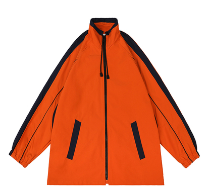 Chaqueta Retro Suelta con Contraste - Image 13