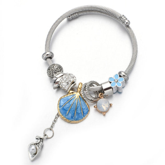 Pulsera de Cristal con Perlas de Concha - Image 19