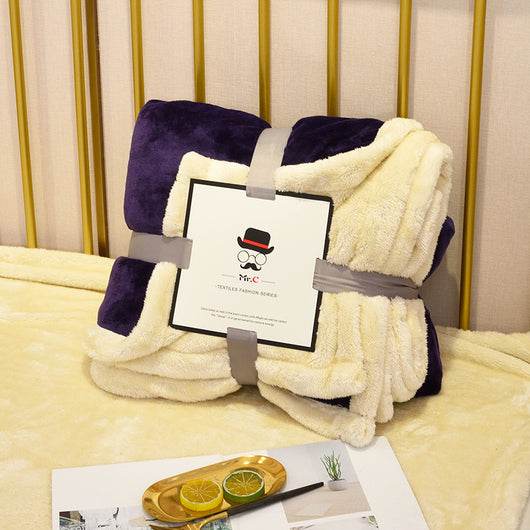 Manta Térmica de Franela Cuadros Reversible para Sofá y Cama - Image 18