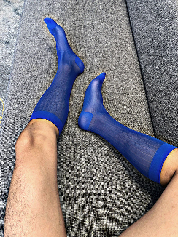 Medias Rayadas de Nylon Premium