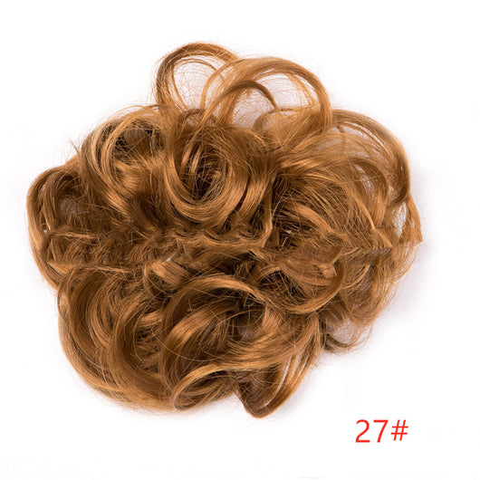 Moño Fluido Rizador con Cordón Ajustable - Extensión de Cabello Sintético - Image 25