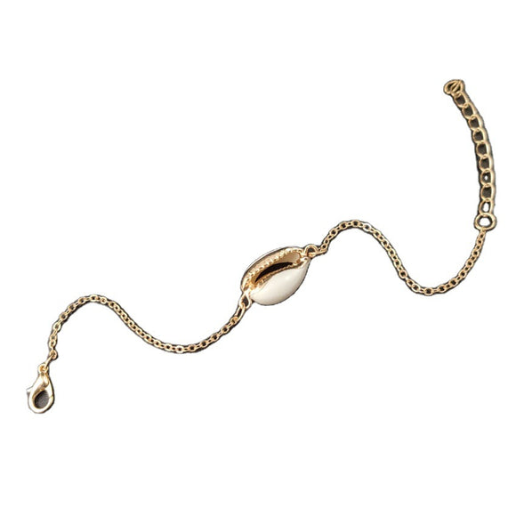 Pulsera de Aleación con Baño de Oro y Esmalte Degradado para Mujer