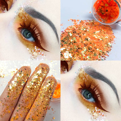 Crema Gel con Lentejuelas Brillantes - Image 7