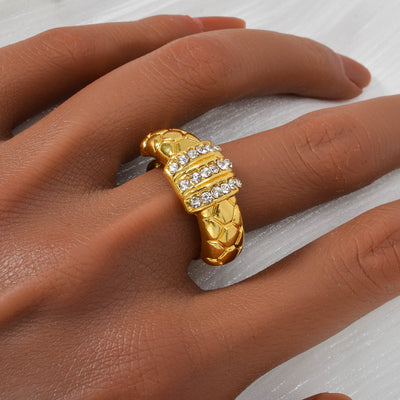 Conjunto de Joyas con Diamantes Estilo Chino: Anillo, Pulsera, Collar y Aretes - Image 14